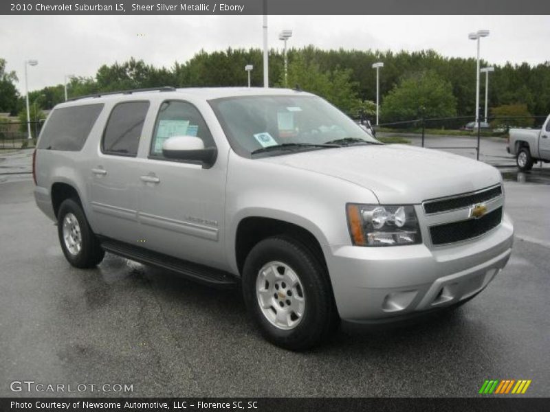 Sheer Silver Metallic / Ebony 2010 Chevrolet Suburban LS