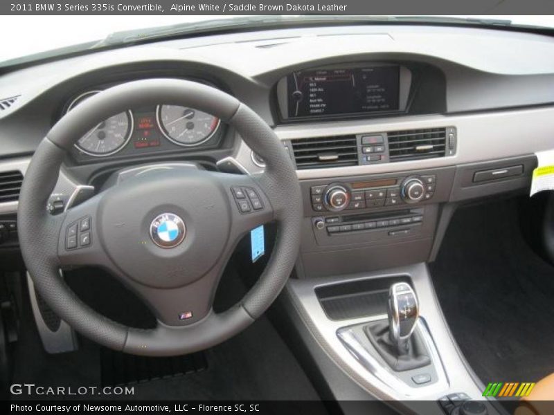 Alpine White / Saddle Brown Dakota Leather 2011 BMW 3 Series 335is Convertible