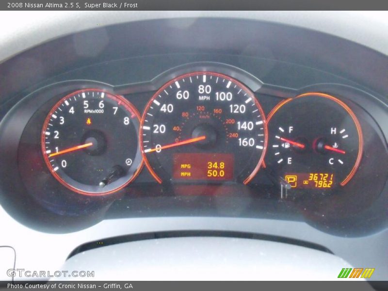 Super Black / Frost 2008 Nissan Altima 2.5 S
