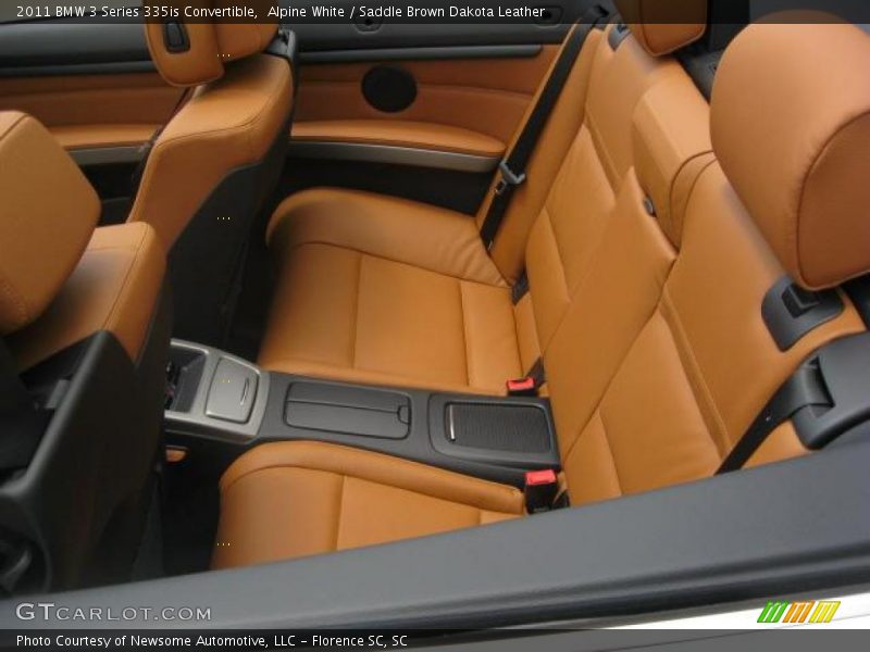 Alpine White / Saddle Brown Dakota Leather 2011 BMW 3 Series 335is Convertible