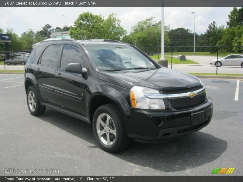 Black / Light Gray 2007 Chevrolet Equinox LS AWD