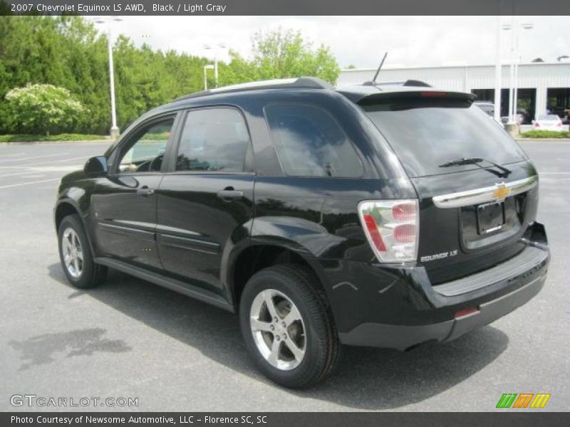 Black / Light Gray 2007 Chevrolet Equinox LS AWD
