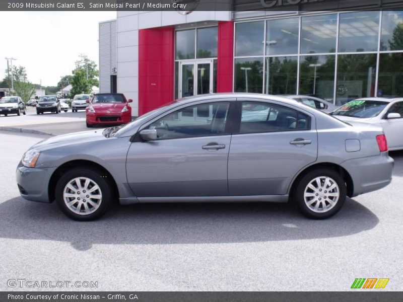 Satin Meisai Pearl / Medium Gray 2009 Mitsubishi Galant ES