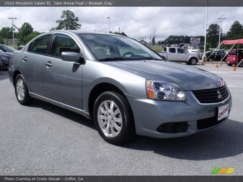 Satin Meisai Pearl / Medium Gray 2009 Mitsubishi Galant ES