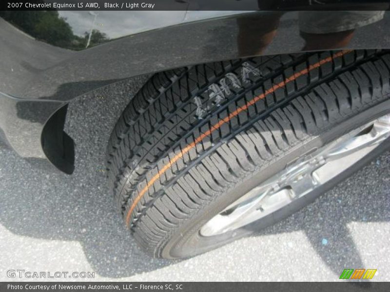 Black / Light Gray 2007 Chevrolet Equinox LS AWD