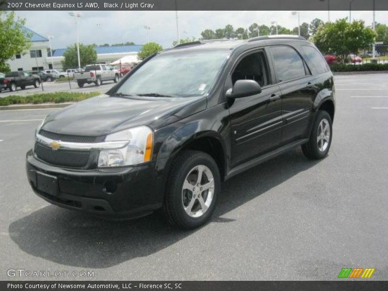 Black / Light Gray 2007 Chevrolet Equinox LS AWD