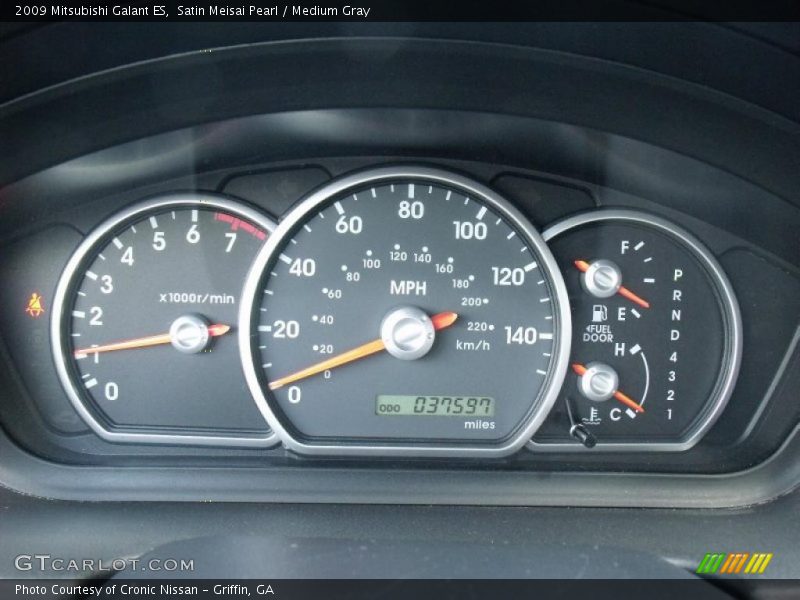 Satin Meisai Pearl / Medium Gray 2009 Mitsubishi Galant ES