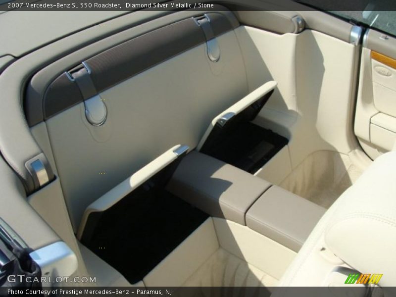 Diamond Silver Metallic / Stone 2007 Mercedes-Benz SL 550 Roadster