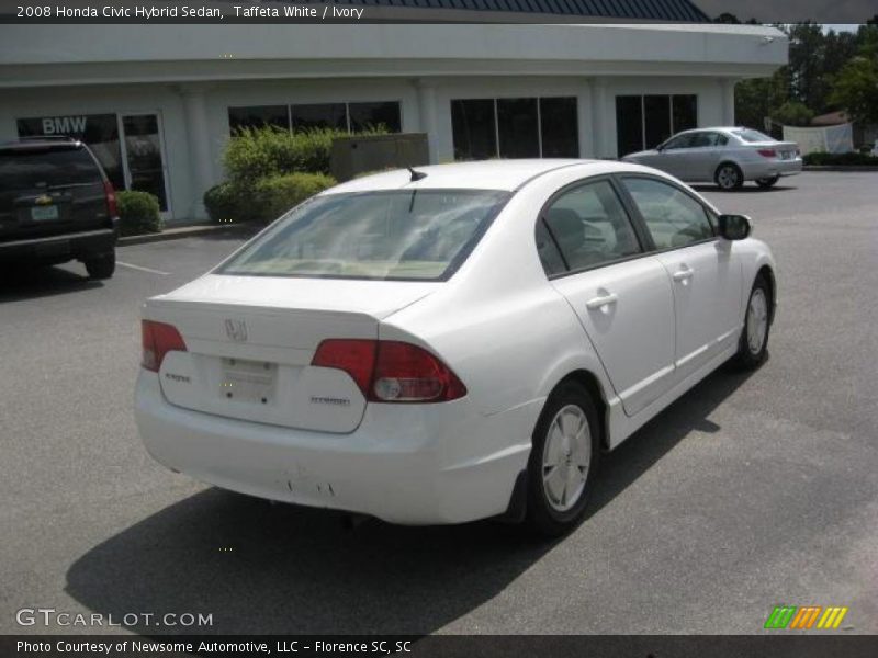 Taffeta White / Ivory 2008 Honda Civic Hybrid Sedan