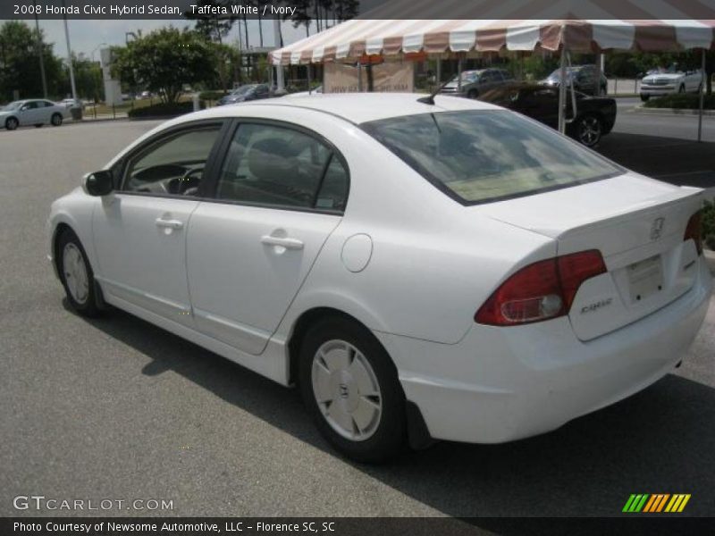 Taffeta White / Ivory 2008 Honda Civic Hybrid Sedan