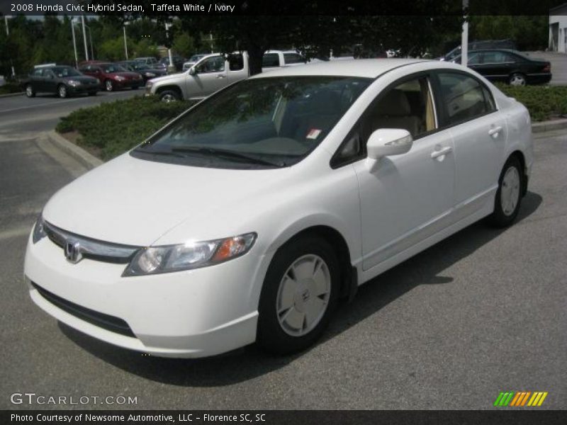 Taffeta White / Ivory 2008 Honda Civic Hybrid Sedan