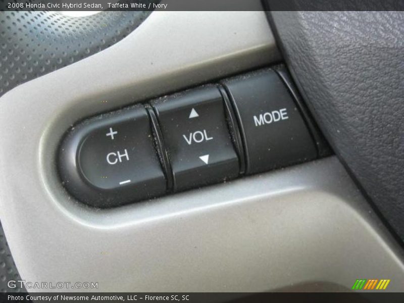 Taffeta White / Ivory 2008 Honda Civic Hybrid Sedan