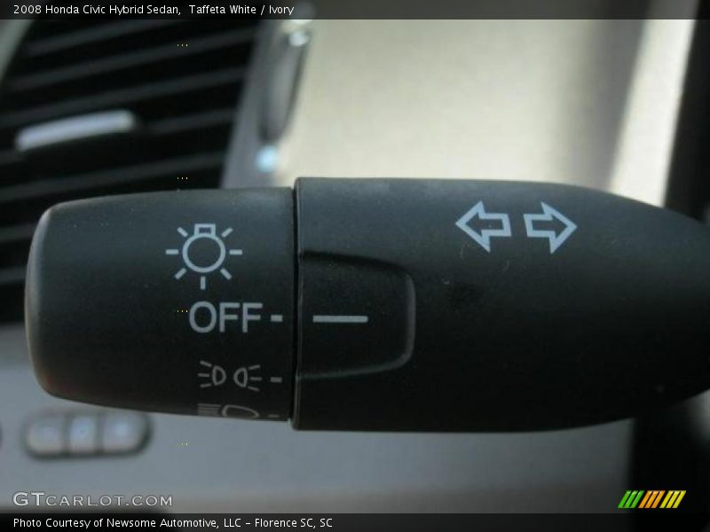 Taffeta White / Ivory 2008 Honda Civic Hybrid Sedan