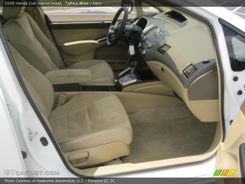 Taffeta White / Ivory 2008 Honda Civic Hybrid Sedan