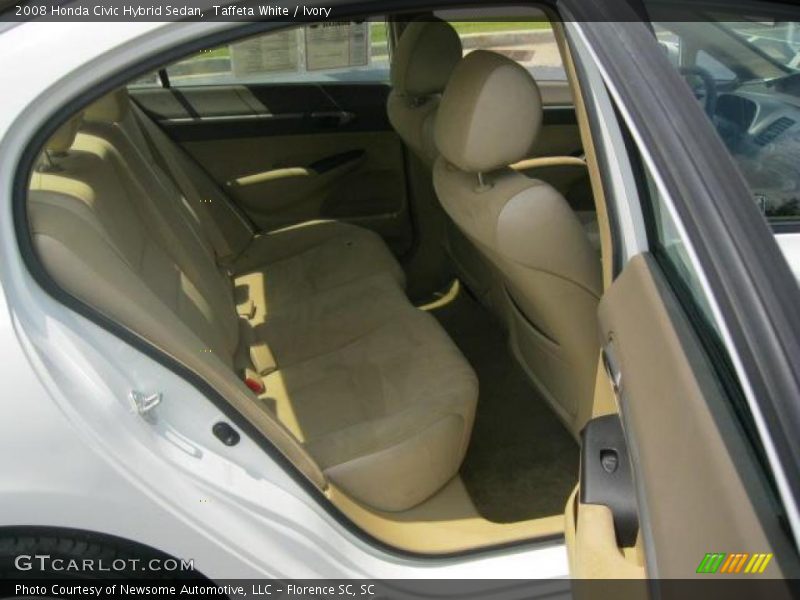 Taffeta White / Ivory 2008 Honda Civic Hybrid Sedan