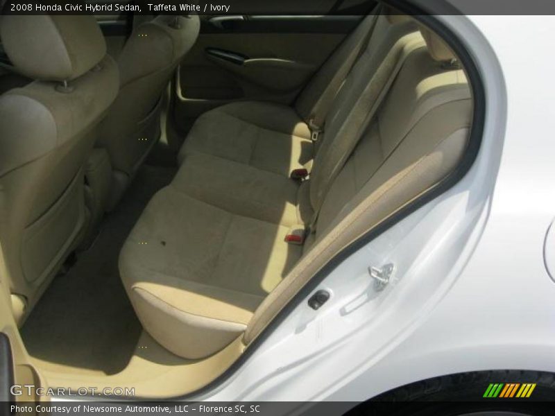 Taffeta White / Ivory 2008 Honda Civic Hybrid Sedan