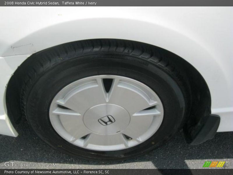 Taffeta White / Ivory 2008 Honda Civic Hybrid Sedan