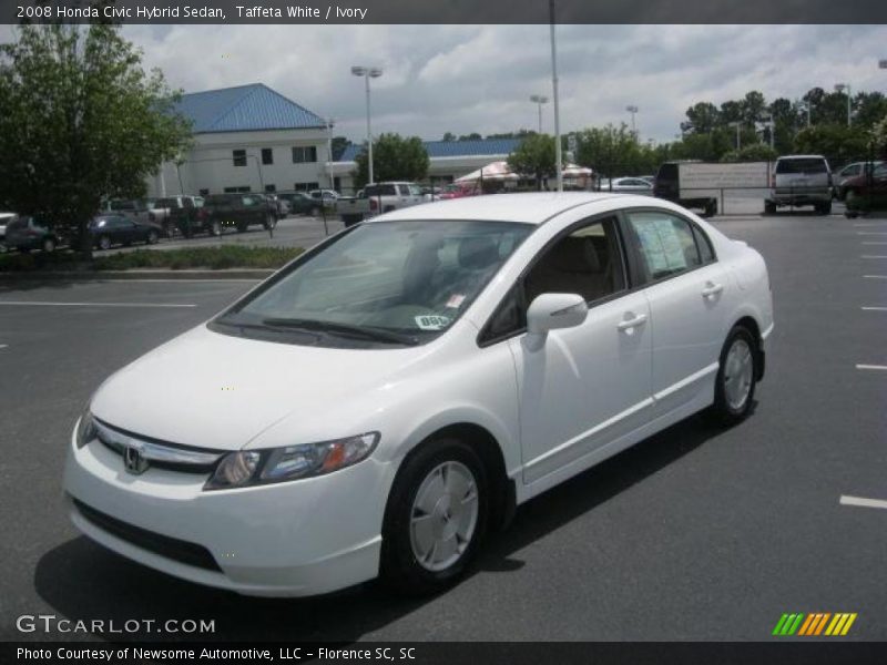 Taffeta White / Ivory 2008 Honda Civic Hybrid Sedan