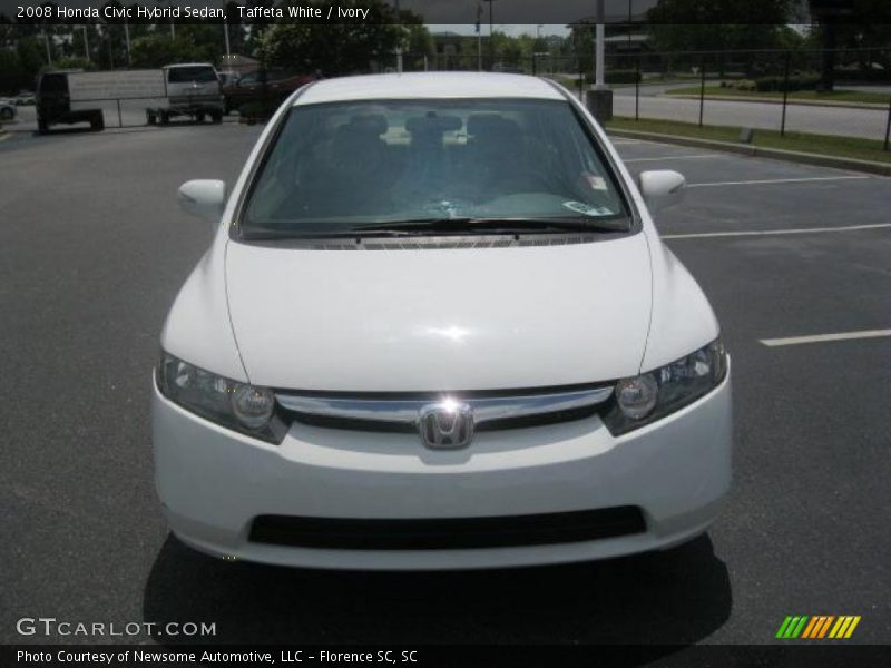 Taffeta White / Ivory 2008 Honda Civic Hybrid Sedan