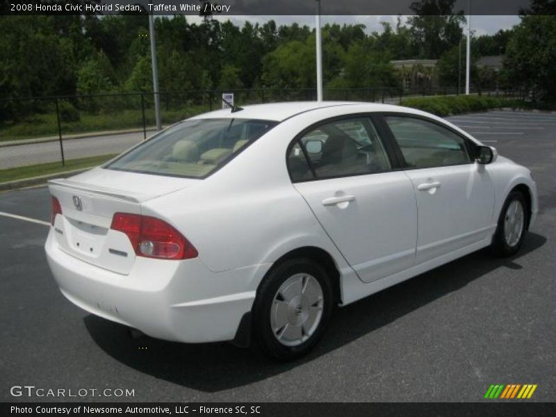Taffeta White / Ivory 2008 Honda Civic Hybrid Sedan