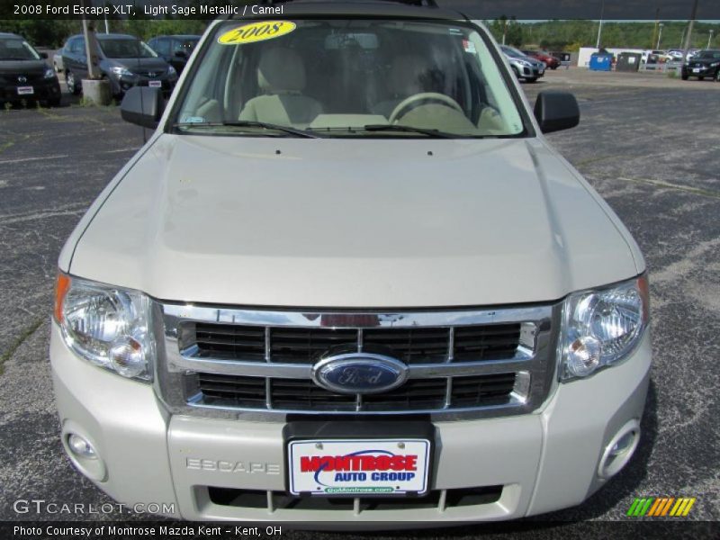 Light Sage Metallic / Camel 2008 Ford Escape XLT