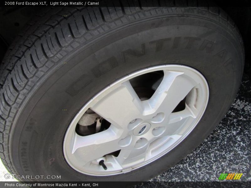 Light Sage Metallic / Camel 2008 Ford Escape XLT