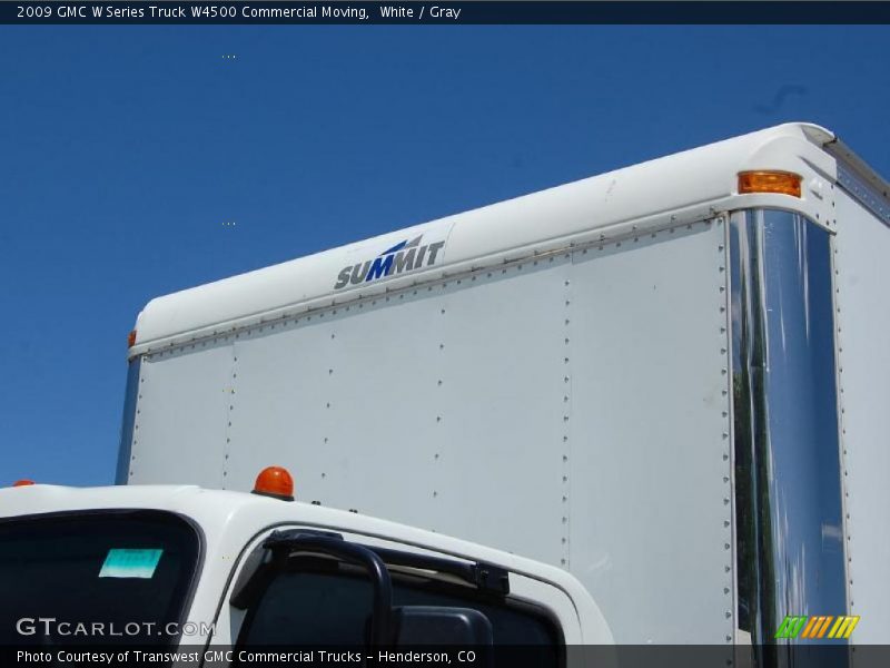 White / Gray 2009 GMC W Series Truck W4500 Commercial Moving