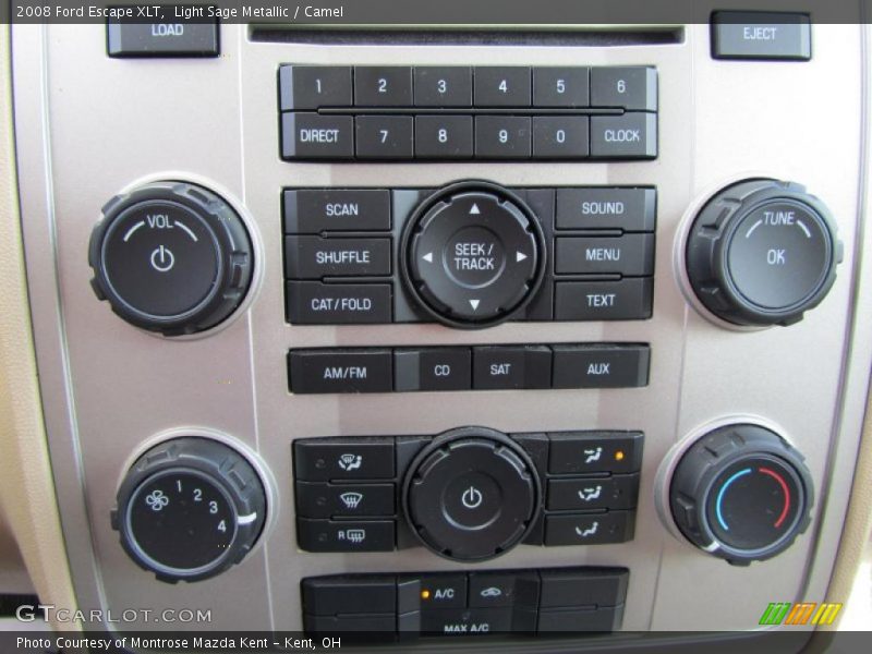 Light Sage Metallic / Camel 2008 Ford Escape XLT