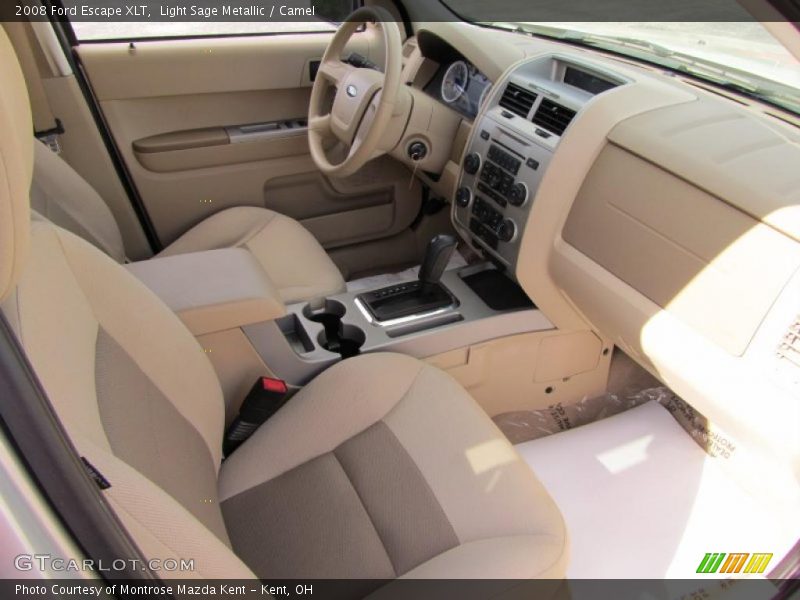 Light Sage Metallic / Camel 2008 Ford Escape XLT