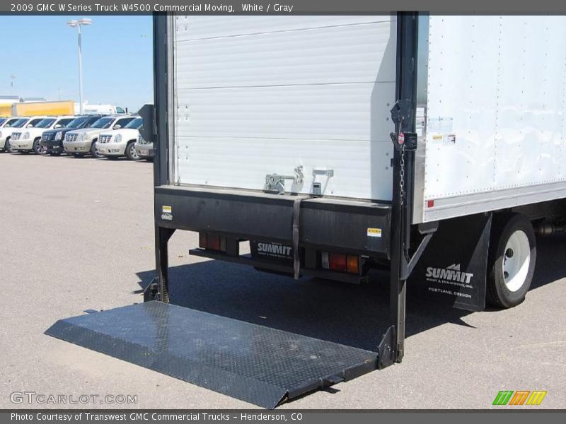 White / Gray 2009 GMC W Series Truck W4500 Commercial Moving