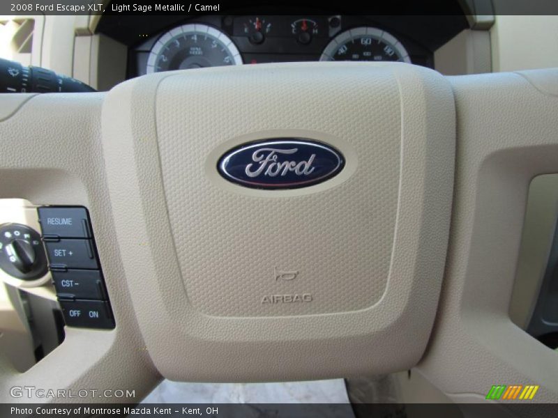 Light Sage Metallic / Camel 2008 Ford Escape XLT