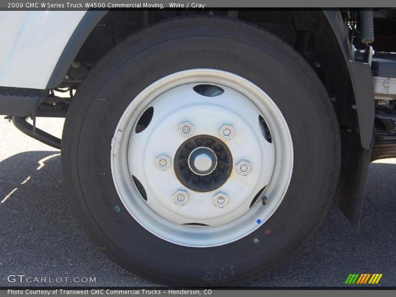 White / Gray 2009 GMC W Series Truck W4500 Commercial Moving