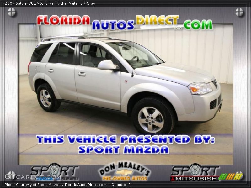 Silver Nickel Metallic / Gray 2007 Saturn VUE V6