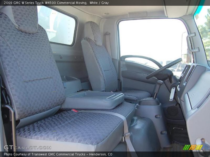 White / Gray 2009 GMC W Series Truck W4500 Commercial Moving