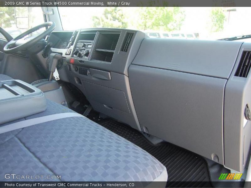 White / Gray 2009 GMC W Series Truck W4500 Commercial Moving