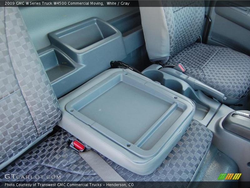 White / Gray 2009 GMC W Series Truck W4500 Commercial Moving