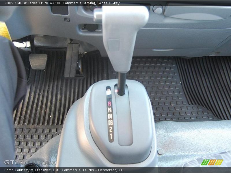 White / Gray 2009 GMC W Series Truck W4500 Commercial Moving