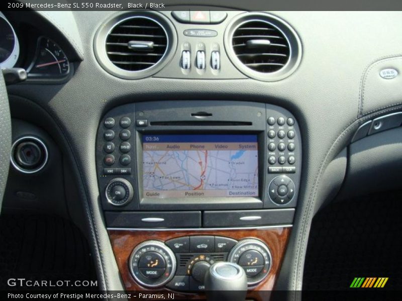Black / Black 2009 Mercedes-Benz SL 550 Roadster