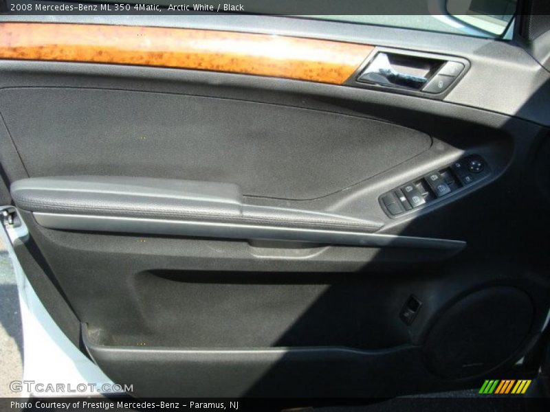 Arctic White / Black 2008 Mercedes-Benz ML 350 4Matic