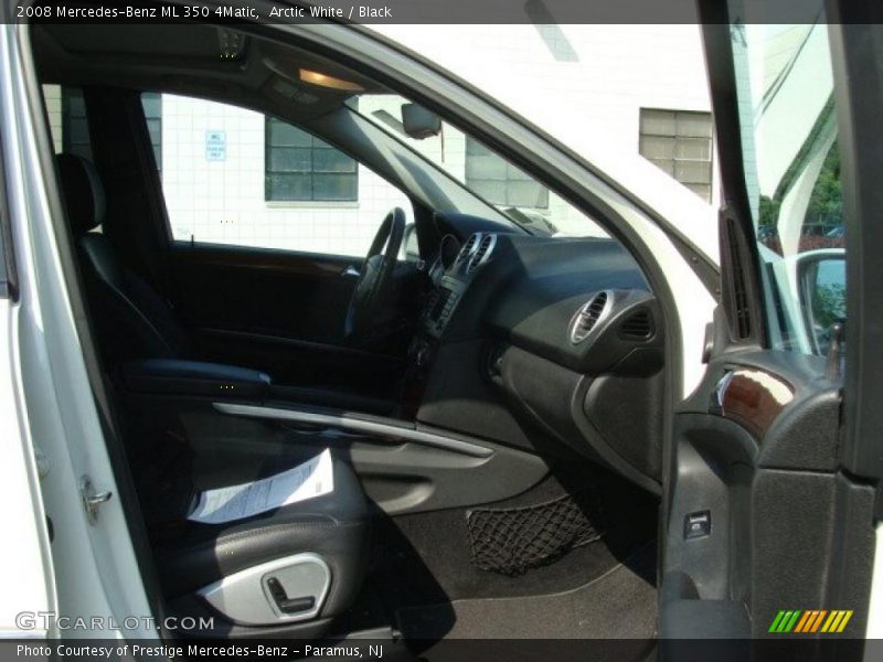 Arctic White / Black 2008 Mercedes-Benz ML 350 4Matic