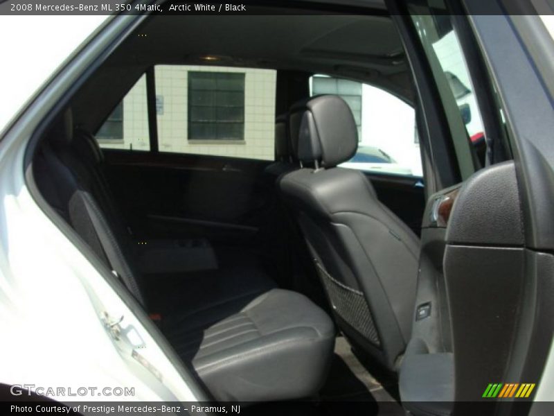 Arctic White / Black 2008 Mercedes-Benz ML 350 4Matic
