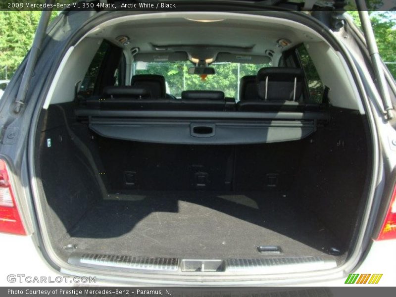 Arctic White / Black 2008 Mercedes-Benz ML 350 4Matic