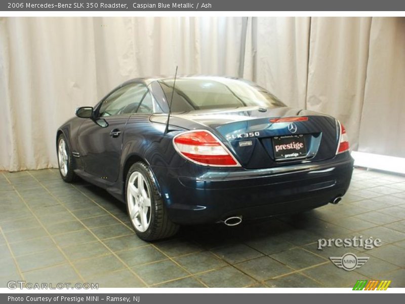 Caspian Blue Metallic / Ash 2006 Mercedes-Benz SLK 350 Roadster