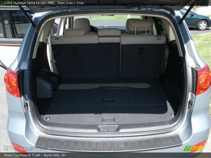Steel Gray / Gray 2008 Hyundai Santa Fe GLS 4WD