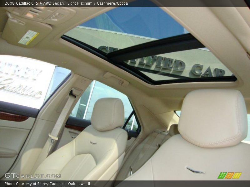 Light Platinum / Cashmere/Cocoa 2008 Cadillac CTS 4 AWD Sedan