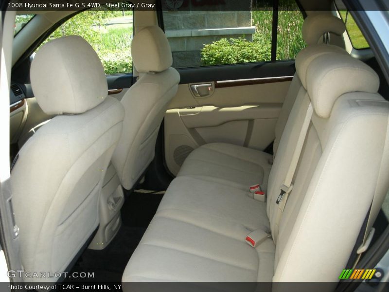 Steel Gray / Gray 2008 Hyundai Santa Fe GLS 4WD