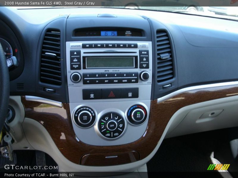 Steel Gray / Gray 2008 Hyundai Santa Fe GLS 4WD