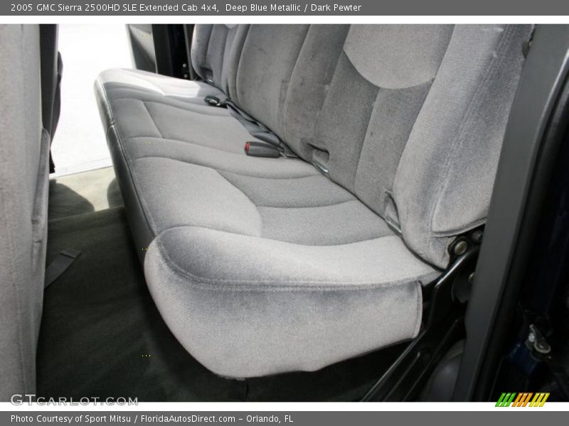 Deep Blue Metallic / Dark Pewter 2005 GMC Sierra 2500HD SLE Extended Cab 4x4