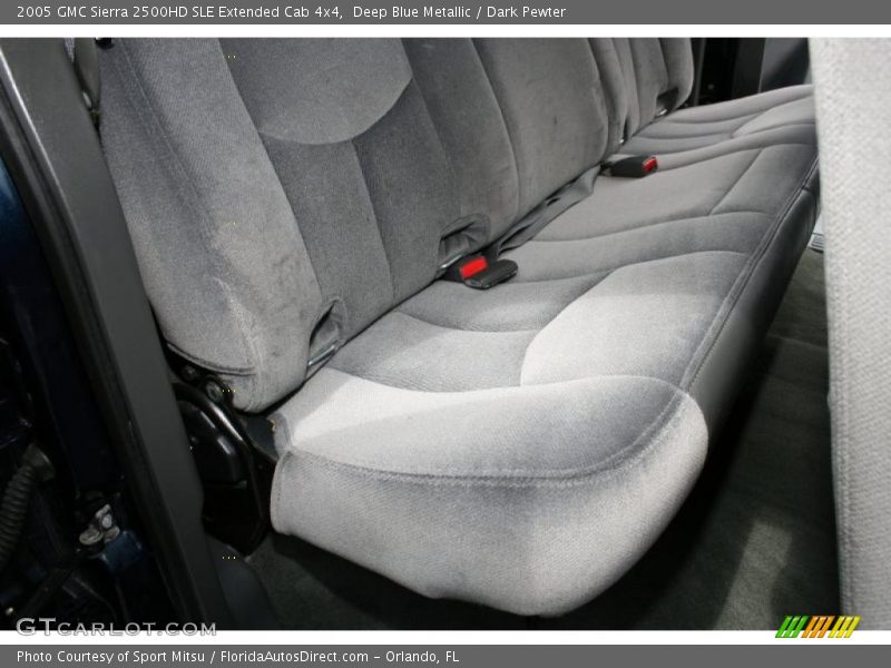 Deep Blue Metallic / Dark Pewter 2005 GMC Sierra 2500HD SLE Extended Cab 4x4