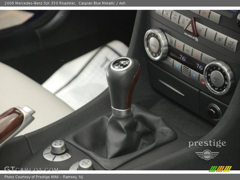 Caspian Blue Metallic / Ash 2006 Mercedes-Benz SLK 350 Roadster